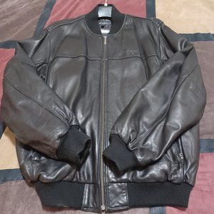 Sean Jean flight leather jacket